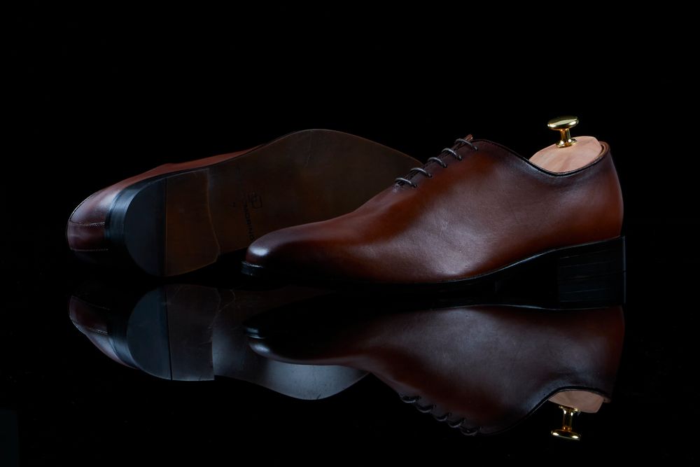 brown formal shoes mauritzio